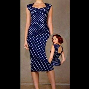 Stop Staring Polkadot Love Dress